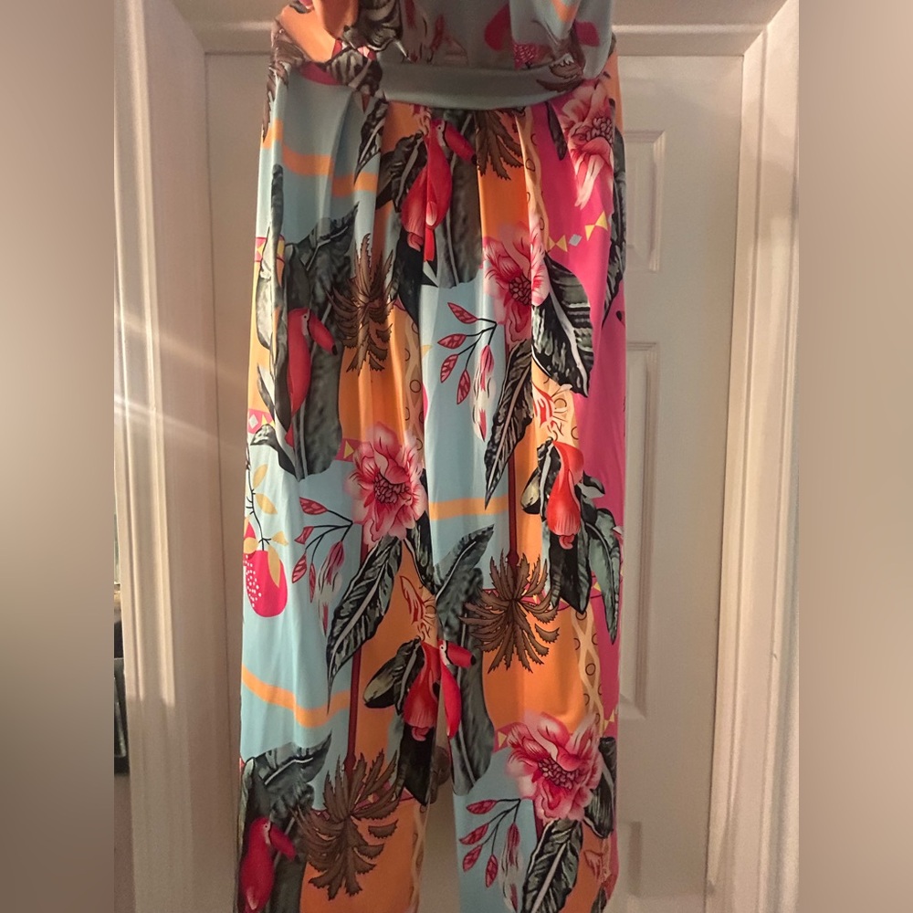 Floral Pants and shirt in Multicolor
